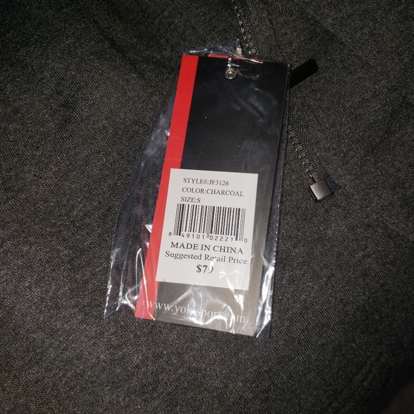 Yoki NWT charcoal gray toggle jacket - Picture 5 of 8